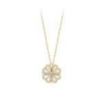 A clover necklace female